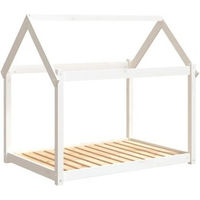 Produktbild von vidaXL Hundebett XXL aus Kiefernholz in Weiß
