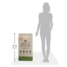 Produktbild von vidaXL Hundefutter Adult Sensitive Lamb & Rice Trockenfutter 30kg - 2 x 15 kg