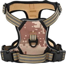 vidaXL Hundegeschirr für Welpen aus Polyester in Braun und Beige Größe L – Bild 1 von 12