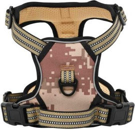 VidaXL Hundegeschirr für Welpen in Braun und Beige aus Polyester Größe XL – Bild 1 von 12