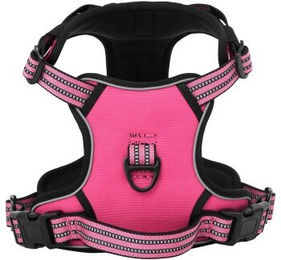 VidaXL Hundegeschirr für Welpen Rosa Größe L aus Polyester mit Reflektierung – Bild 1 von 12