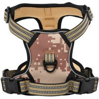 Produktbild von vidaXL Hundegeschirr Sicherheitsgeschirr für Welpen aus Polyester Braun Beige S