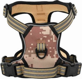VidaXL Hundegeschirr Sicherheitsgeschirr für Welpen aus Polyester in Braun Beige Bunt Größe M – Bild 1 von 12
