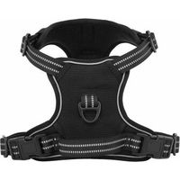 Produktbild von vidaXL Hundegeschirr Sicherheitsgeschirr für Welpen Schwarz M aus Polyester