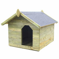 Produktbild von vidaXL Hundehütte aus imprägniertem Holz in Grün