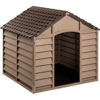 Produktbild von VidaXL Hundehütte aus Kunststoff Braun 86x84x82 cm