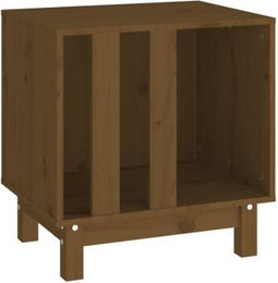 VidaXL Hundehütte aus Massivholz Kiefer in Honigbraun 50x40x52 cm – Bild 1 von 10