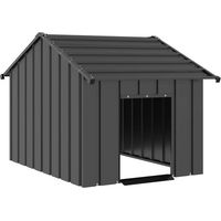 Produktbild von Vidaxl Hundehütte Buda aus verzinktem Stahl mit wasserdichtem Dach 83x130x85 cm