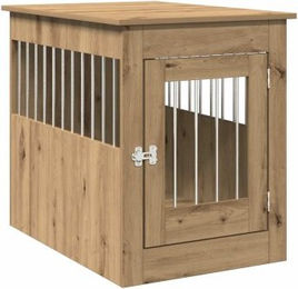 VidaXL Hundekäfig im Möbel-Stil Eiche 80 x 55 x 68 cm – Bild 1 von 3