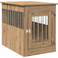 Produktbild von VidaXL Hundekäfig im Möbel-Stil Eiche 80 x 55 x 68 cm