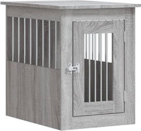 VidaXL Hundekäfig im Möbel-Stil hellgrau 62 x 45 x 59 cm – Bild 1 von 3