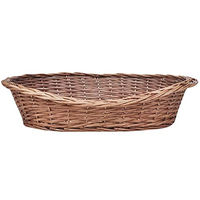 Produktbild von vidaXL Hundekorb und Katzenkorb aus Weide in Natur Braun 50 cm