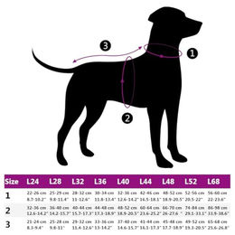 vidaXL Hundemantel mit integriertem Geschirr für Welpen, wasserdicht und mit Fleece gefüttert, Lila, Größe L – Bild 1 von 5