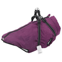 Produktbild von vidaXL Hundemantel mit integriertem Geschirr für Welpen Wasserdicht und Reflektierend Lila L68