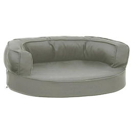 vidaXL Hundematte Ergonomisch Grau aus Polyester 60x42cm – Bild 1 von 7