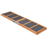 Produktbild von VidaXL Hunderampe aus Holz in Natur Braun wasserfest