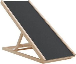 vidaXL Hunderampe aus Massivholz Tanne höhenverstellbar und rutschfest grau - 1 Stk. – Bild 1 von 9