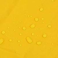 Produktbild von vidaXL Hunderegenmantel für Welpen mit Reflexstreifen Gelb Größe L aus wasserdichtem Polyester