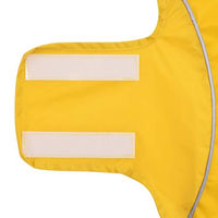 Produktbild von vidaXL Hunderegenmantel für Welpen mit Reflexstreifen Gelb Größe S aus wasserdichtem Polyester