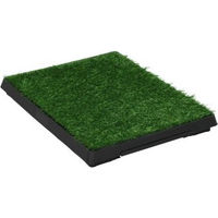 Produktbild von vidaXL Hundetoilette mit Kunstgras für Welpen und Hunde in Grün 63x50x7cm