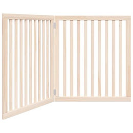 vidaXL Hundetor 3-teiliges Schutzgitter aus Pappelholz faltbar für Treppen und Türen – Bild 1 von 2