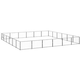 vidaXL Hundezwinger aus Metall in Schwarz – Bild 1 von 3