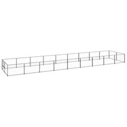 VidaXL Hundezwinger aus Metall in Schwarz – Bild 1 von 3