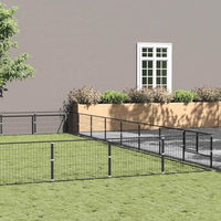 Produktbild von VidaXL Hundezwinger aus Metall in Silber
