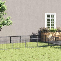 Produktbild von VidaXL Hundezwinger aus Metall in Silber