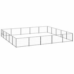 vidaXL Hundezwinger aus Metall Schwarz - 25 m – Bild 1 von 3