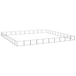 vidaXL Hundezwinger aus Metall Schwarz – Bild 1 von 2