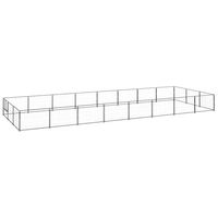Produktbild von vidaXL Hundezwinger aus Metall Schwarz