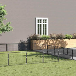 vidaXL Hundezwinger XL aus Metall Schwarz – Bild 1 von 2