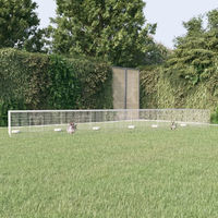 Produktbild von Vidaxl Kaninchenstall aus Metall in Schwarz 541x109x54 cm