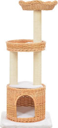 vidaXL Katzen-Kratzbaum aus natürlichem Weidenholz und Sisal in Braun und Beige – Bild 1 von 1