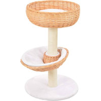 Produktbild von vidaXL Katzen-Kratzbaum aus Naturholz und Sisal in Beige
