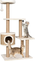 vidaXL Katzen-Kratzbaum aus Seegras in Beige 123 cm – Bild 1 von 1
