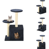 Produktbild von vidaXL Katzen-Kratzbaum aus Sisal 60 cm Dunkelblau