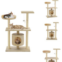 Produktbild von vidaXL Katzen-Kratzbaum aus Sisal 95 cm Beige