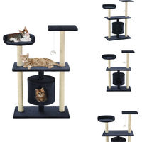 Produktbild von vidaXL Katzen-Kratzbaum aus Sisal 95 cm Dunkelblau