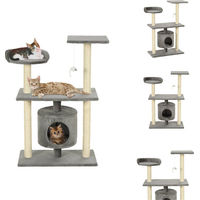 Produktbild von vidaXL Katzen-Kratzbaum aus Sisal 95 cm Grau
