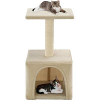 Produktbild von vidaXL Katzen-Kratzbaum aus Sisal für Kitten in Beige 55 cm