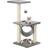 Produktbild von vidaXL Katzen-Kratzbaum aus Sisal für Kitten in Grau 65 cm