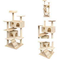 Produktbild von vidaXL Katzen-Kratzbaum aus Sisal in Beige 125 cm