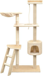 vidaXL Katzen-Kratzbaum aus Sisal in Beige 150 cm – Bild 1 von 1
