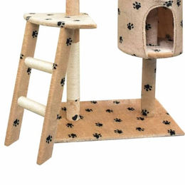vidaXL Katzen Kratzbaum aus Sisal in Beige mit 150cm Höhe – Bild 1 von 7