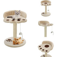 Produktbild von vidaXL Katzen-Kratzbaum aus Sisal in Beige und Braun 40 cm