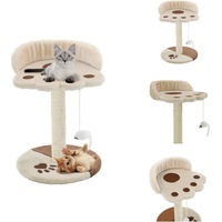 Produktbild von vidaXL Katzen-Kratzbaum aus Sisal in Beige und Braun 40 cm