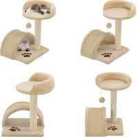 Produktbild von vidaXL Katzen Kratzbaum aus Sisal in Beige und Braun 40 cm