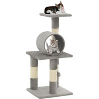 Produktbild von vidaXL Katzen-Kratzbaum aus Sisal in Grau 65 cm